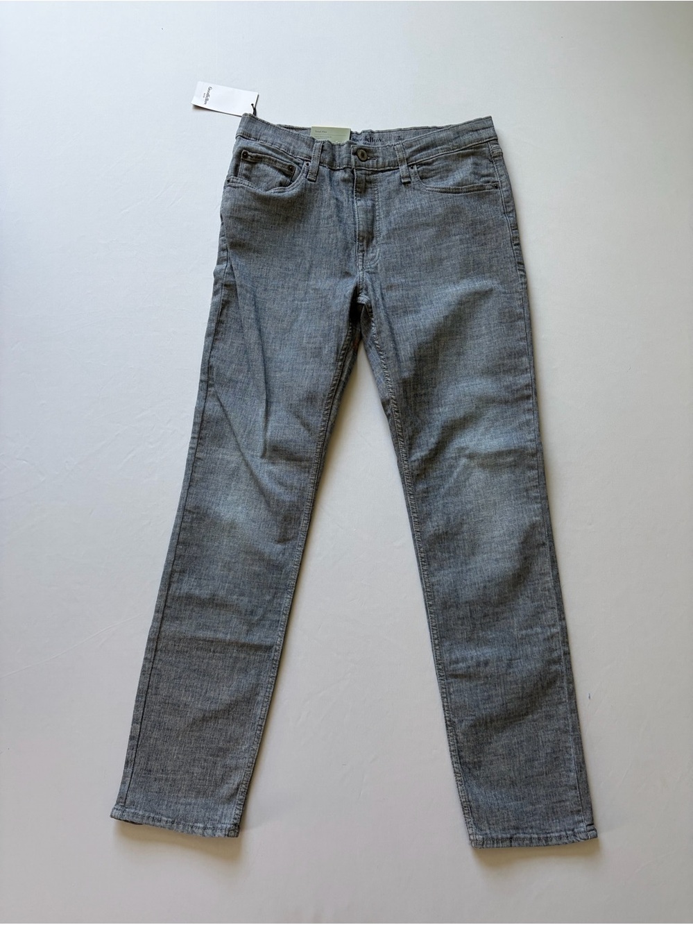 Goodfellow & Co Men's Total Flex Slim Straight Jeans Grey Wash 32 W x 32 L